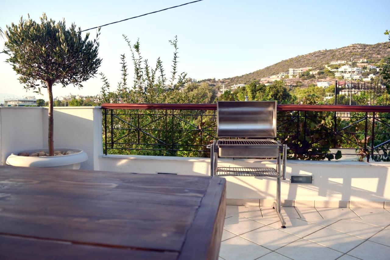 Luxury Seaview Apartment By The Sea Saronida Экстерьер фото